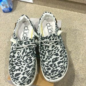 Cheetah Gray Hey Dudes - Brand New